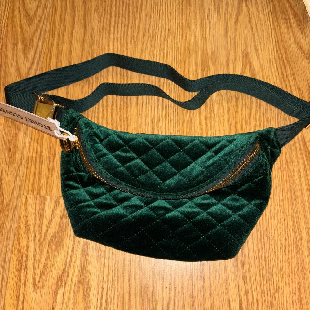 Stoney Clover Lane Velvet Fanny pack